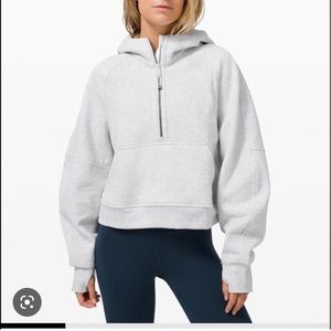 Lululemon scuba oversidzed half-zip hoodie